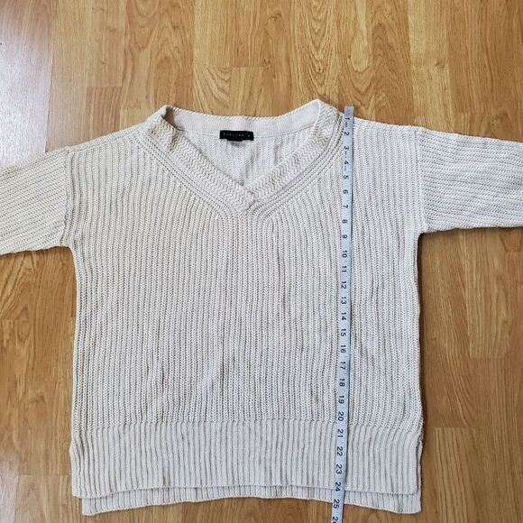 🔆 SANCTUARY 🔆Austin Shaker Stitch Long Length Sweater - [size Medium, Ivory] - Picture 7 of 10